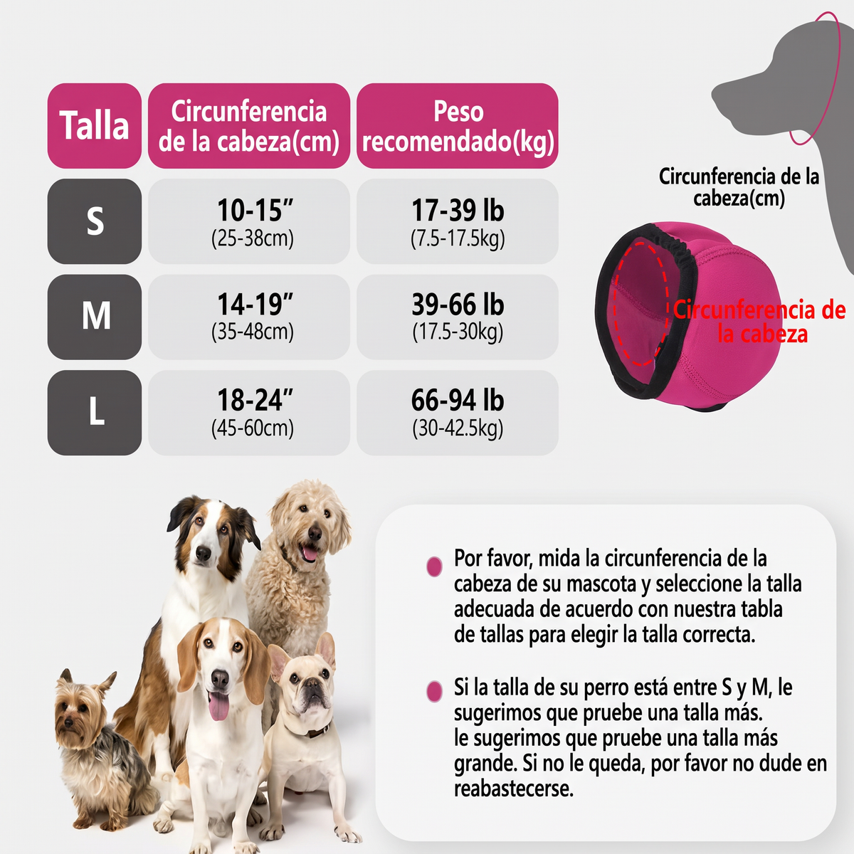 Protector antirruido para perros ansiosos